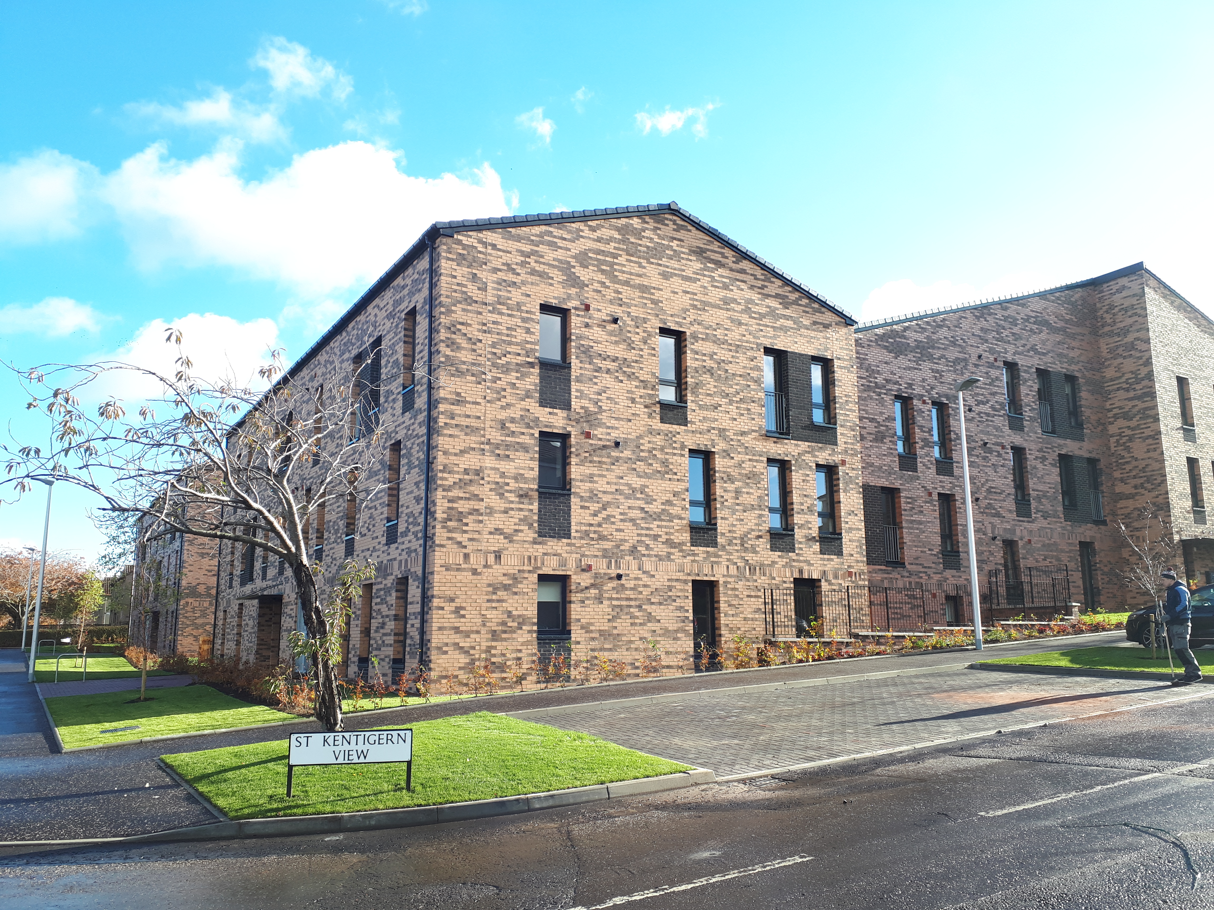 External view of block of flats at St Kertigen View