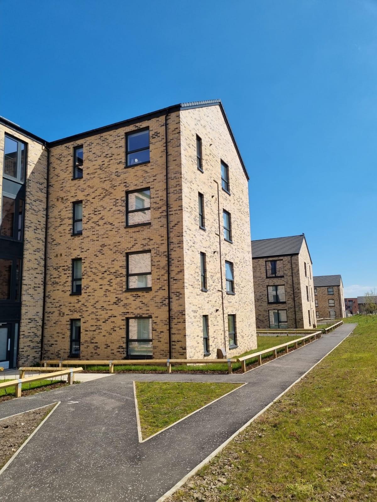 rear view of flats at Craigmillar